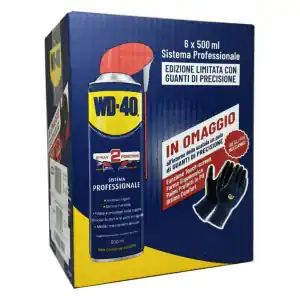 WD 40 PRODOTTO MULTIFUNZIONE SISTEMA PROFESSIONALE 500 ML BOX 6 PEZZI Laatste Kans