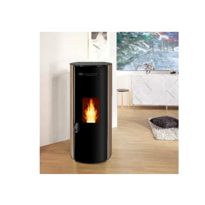 Stufa a pellet Fetm Corona Idro Glass Black 17 KW Speciale Aanbieding