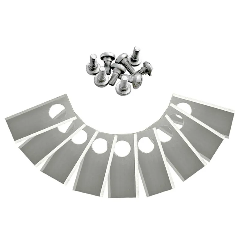 Kit lame, 3 set completi, in acciaio inossidabile resistente, spessore 1 mm, per Yardforce SA500ECO, SC600ECO, SA600H, SA800PRO – 860826 Superprijs