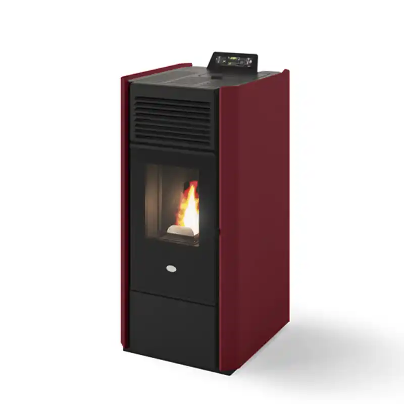 Direct Verzonden Stufa a pellet Eva Calor Nora 7 kw Rosso – 901692200