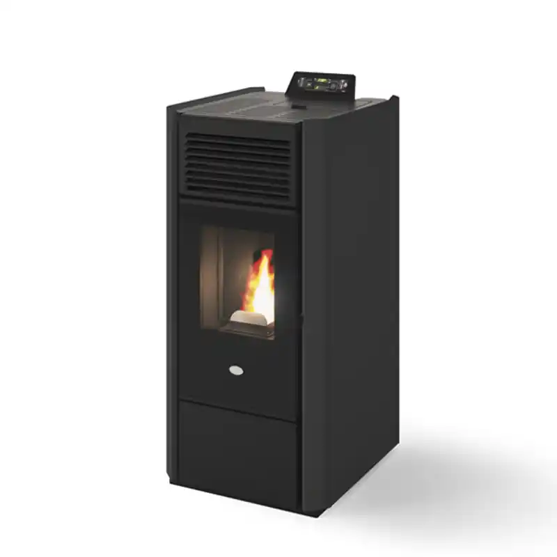 Stufa a pellet Eva Calor Nora 7 kw Nero Goffrato – 901692300 Gecertificeerd