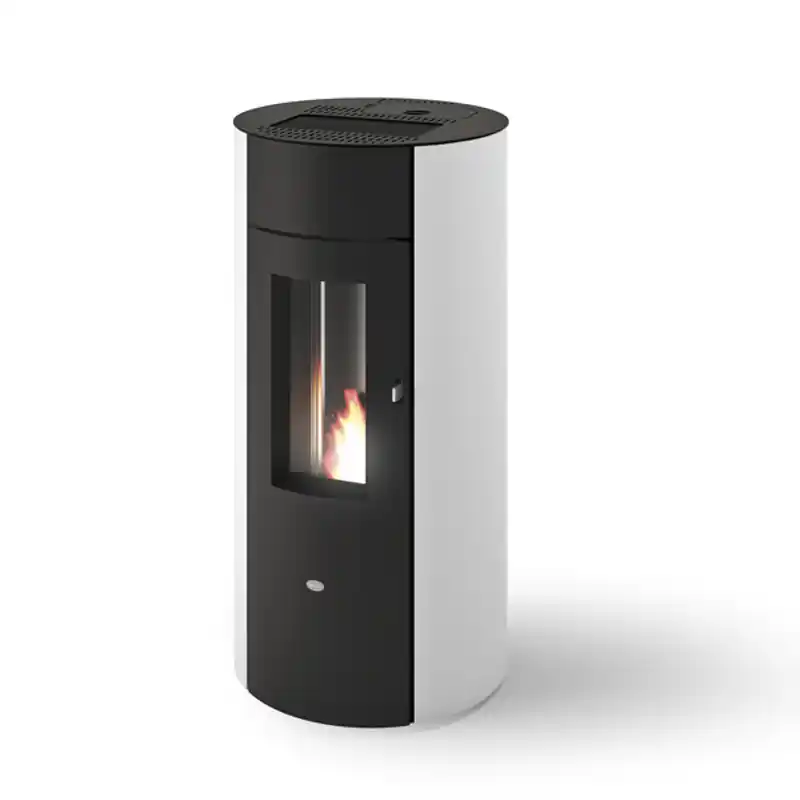 Beperkte Voorraad Stufa a pellet Eva Calor Trinity 10.5 Kw Bianco – 901691000