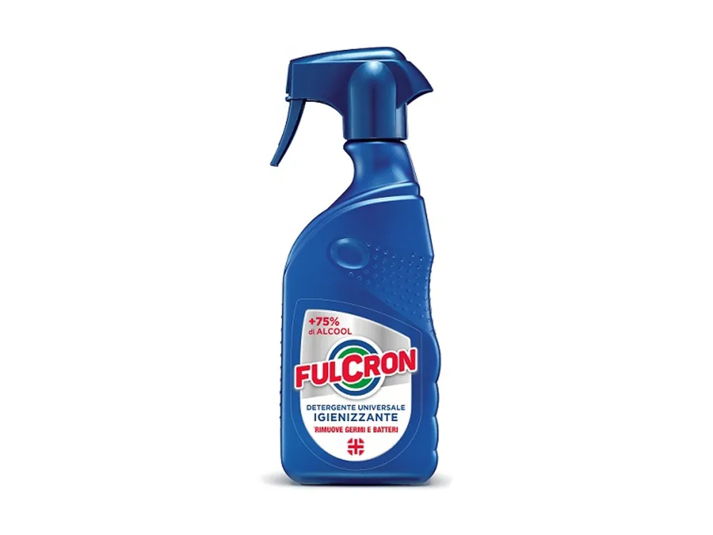 Detergente igienizzante + 75% alcool Fulcron 500 ml. Superprijs