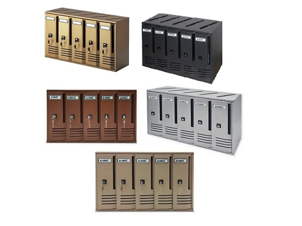 Casellario postale 5 posti verticale interno - Cubo composto Hoge Kwaliteit