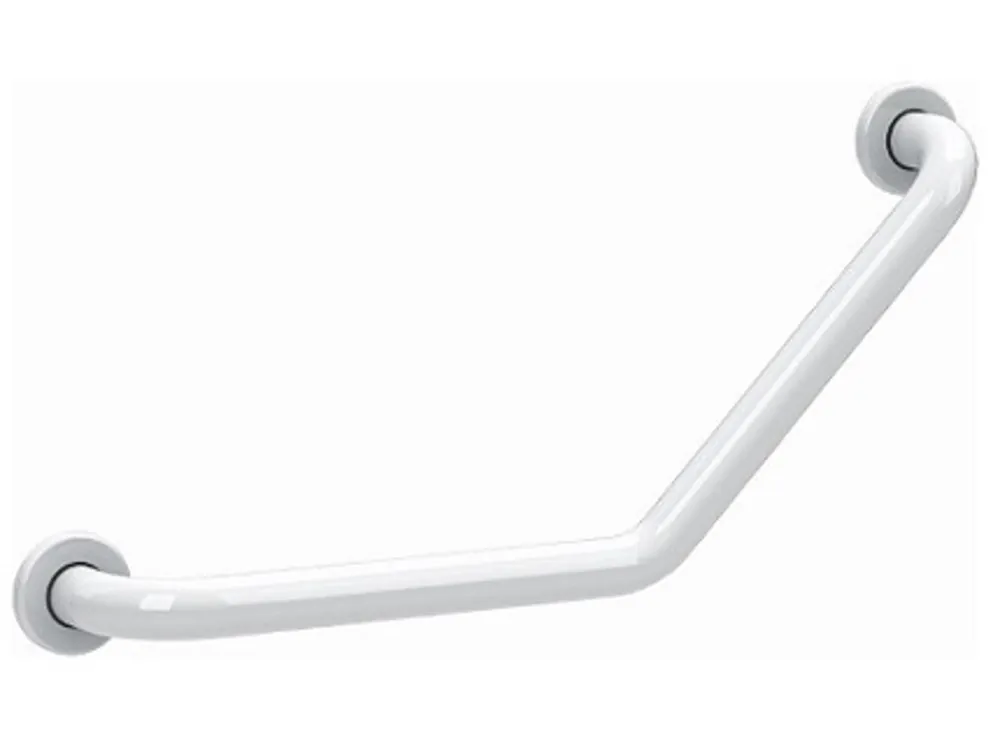 Corrimano angolare in acciaio laccato bianco L 30 cm. Meest Verkocht