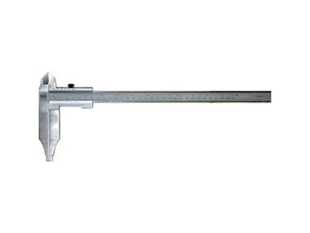 Weekendaanbieding CALIBRI DI PRECISIONE IN ACCIAIO INOX; TIPO PROFESSIONALE A BECCHI LUNGHI; LETTURA 1/20 DI MM; 1/128 DI POLL., CON PUNTE
