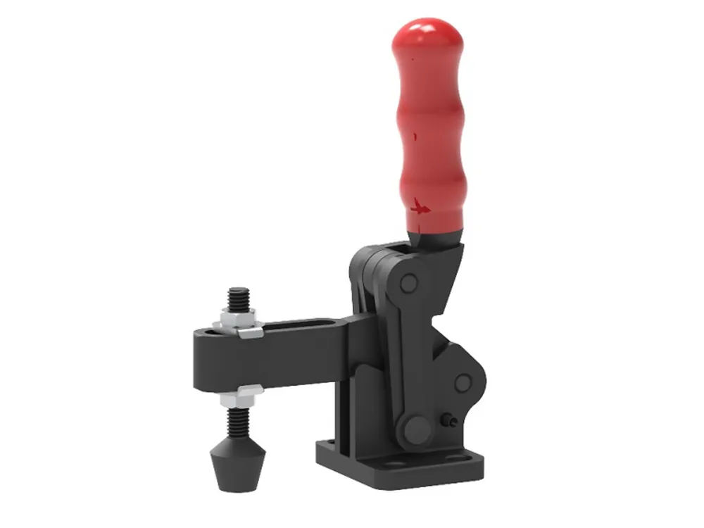 Bloccaggio saldabile serie pesante base piatta braccio regolabile 310 Kg. Betrouwbaar
