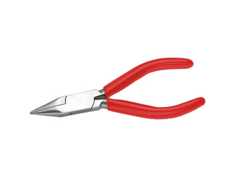 PINZE PER ELETTRONICA E MECCANICA FINE BECCHI MEZZOTONDI ZIGRINATI, DIRITTI, INOX Beperkte Voorraad