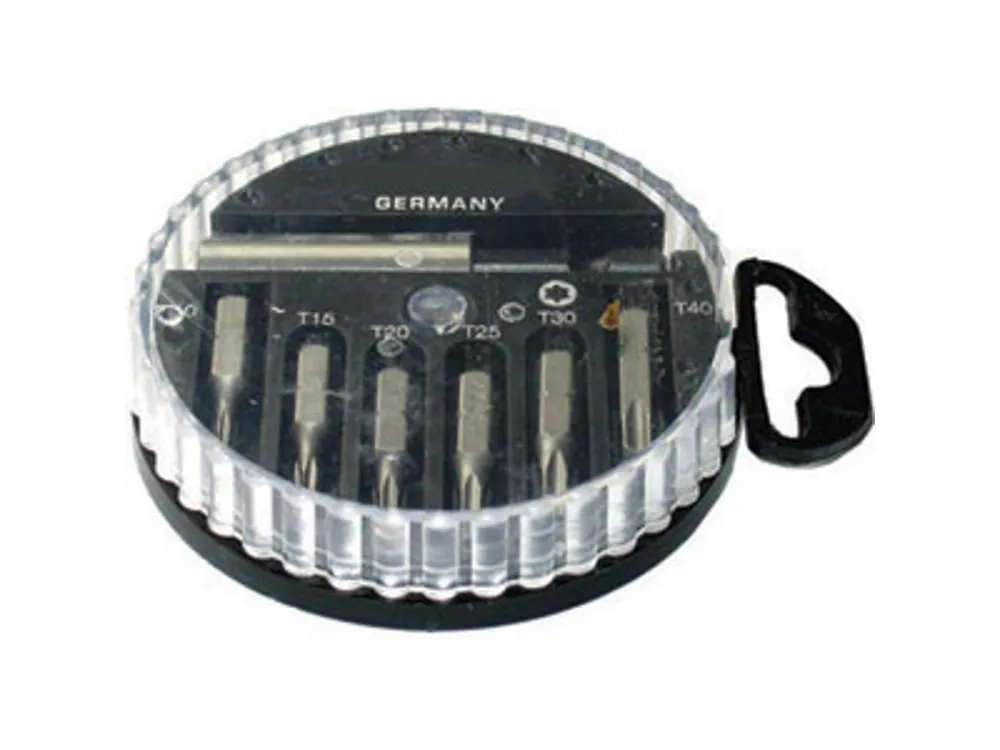 Korting BITS ATTACCO 1/4" DIN 3126 C 6,3 IN ASSORTIMENTO
