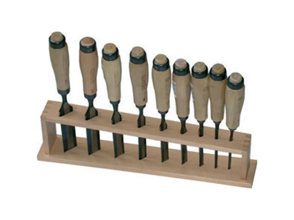 ASSORTIMENTI 9 SCALPELLI CON MANICO LEGNO ART 5208 GA Voordeelprijs
