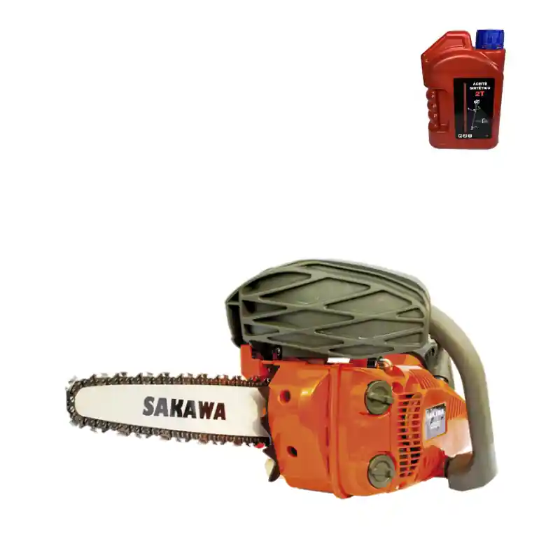 Betaalbaar Motosega Scoppio 25cc Spada Carving + Olio 2 due tempi