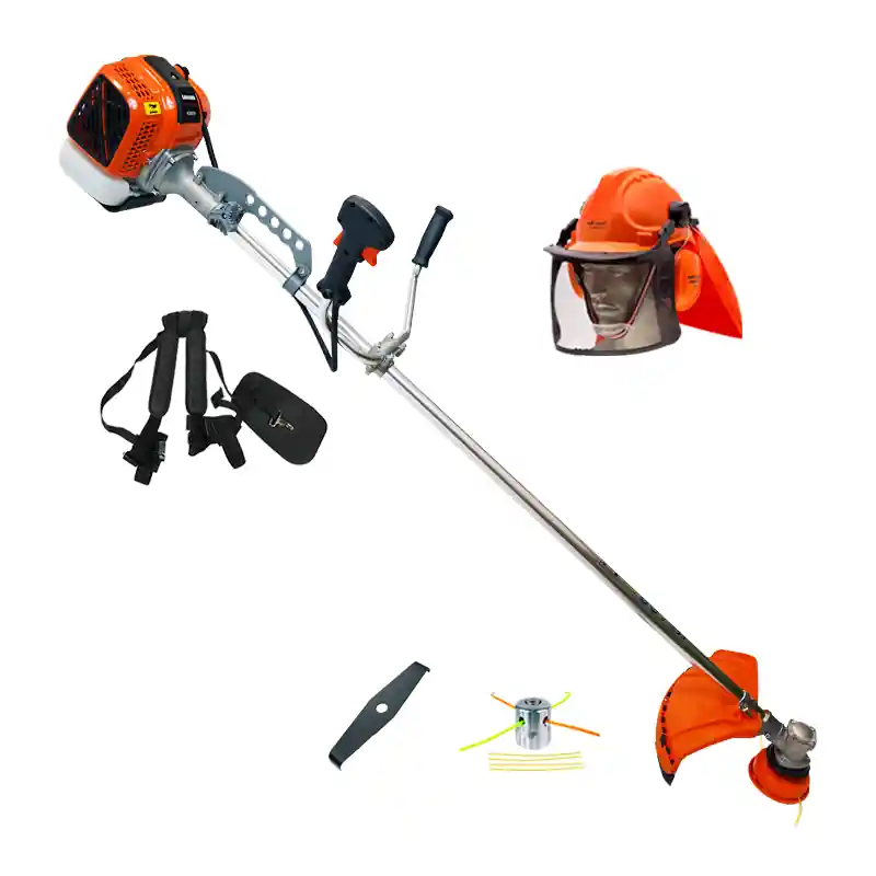 Alleen Vandaag Decesplugiatore a Scoppio 48cc Barra Fissa 32mm + Visiera + Testa di alluminio + Disco triturare