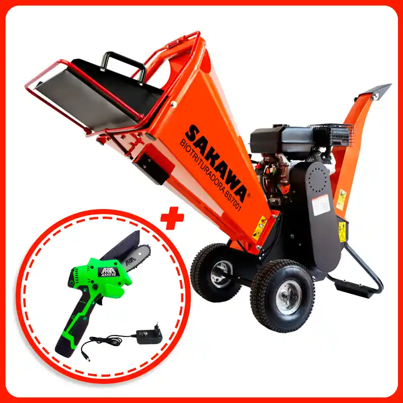 Biocippatore Scoppio SAKAWA BS7001 + Mini motosega a batteria in regalo Lage Prijs