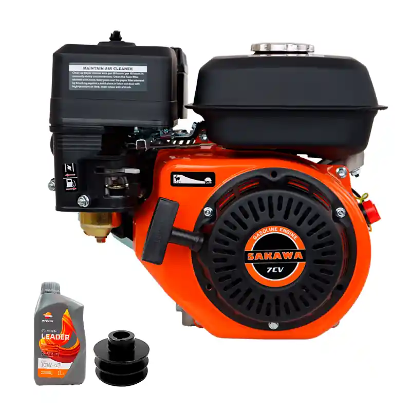 Motore 4 volte 208cc 7cv 19 mm + olio + Polea Motore 19mm Favoriet