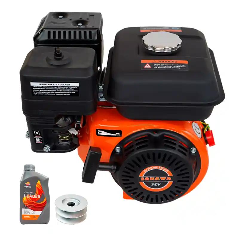 Speciale Aanbieding Gasolio 4 volte 208CC 7CV 20 mm + olio + Polea Motore 20mm G