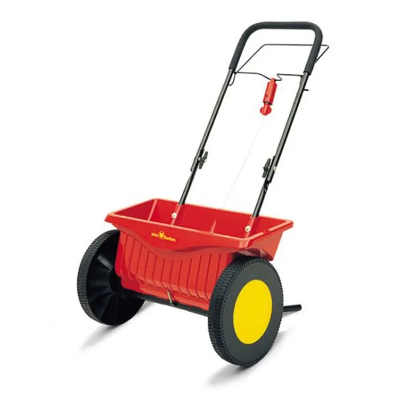 Veilige Betaling Carrello Spandiconcime-Seminatrice WE 430 20 Lt WOLF-Garten