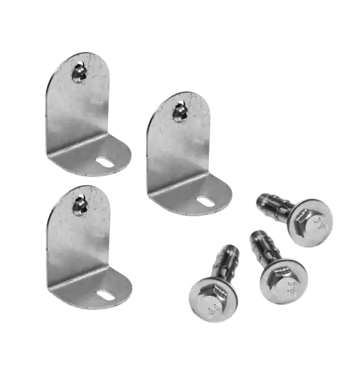 Zanchette per Fissaggio Acciaio Zincato 3 pz - Aquajet Exclusieve Aanbieding