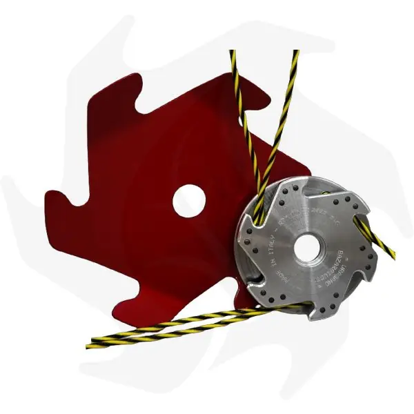 Kit testina Uragano + disco antigroviglio Shuriken per decespugliatore Bestseller