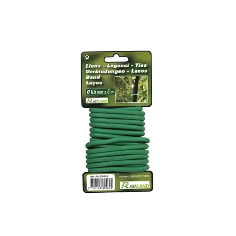 LEGACCIO PER PIANTE 6,5 MM / 5 METRI CON FILO METALLICO RIVESTITO Premium