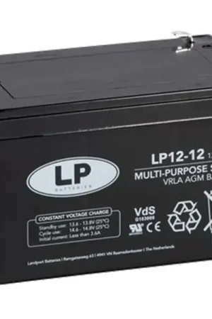 BATTERIA AL GEL AGM 12V 12AH POLO + DX Alleen Vandaag