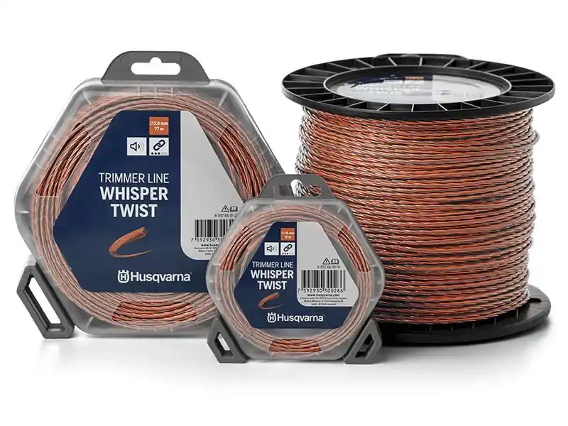 FILO IN NYLON DECESPUGLIATORE HUSQVARNA WHISPER TWIST Ø2,7mm 210mt 597669132 Premium