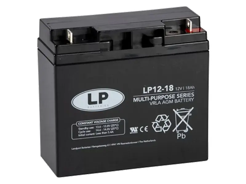 BATTERIA AL GEL AGM 12V 18AH POLO + DX Gereduceerde Prijs