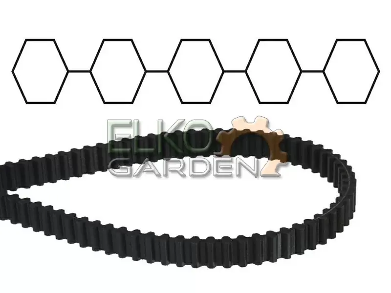 CINGHIA DENTATA PIATTO TAGLIO TRATTORINO HONDA 80481-VK1-003 Beste Prijs