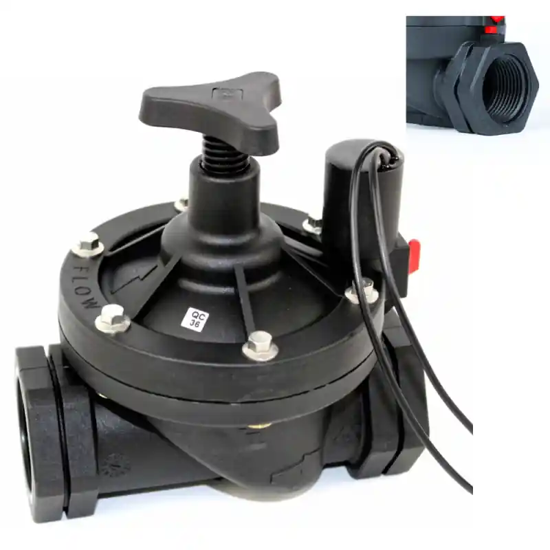 Lage Prijs Elettrovalvola Baccara 24 VAC. Attacco 1"1/2 femmina. G75S con controllo di flusso integrato