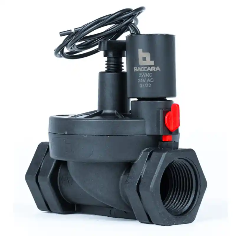 Elettrovalvola Baccara 24 VAC. Attacco 1" femmina G75S con controllo di flusso integrato Beperkte Voorraad