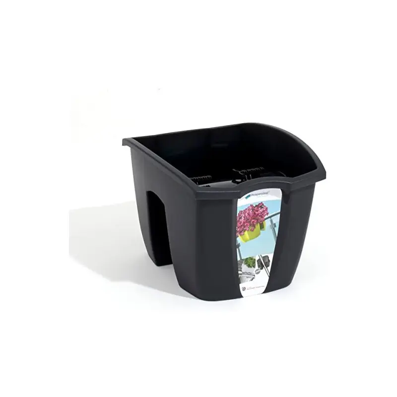 Seizoensaanbieding Fioriera per ringhiera balconiera CROWN, 24 cm Colore Antracite