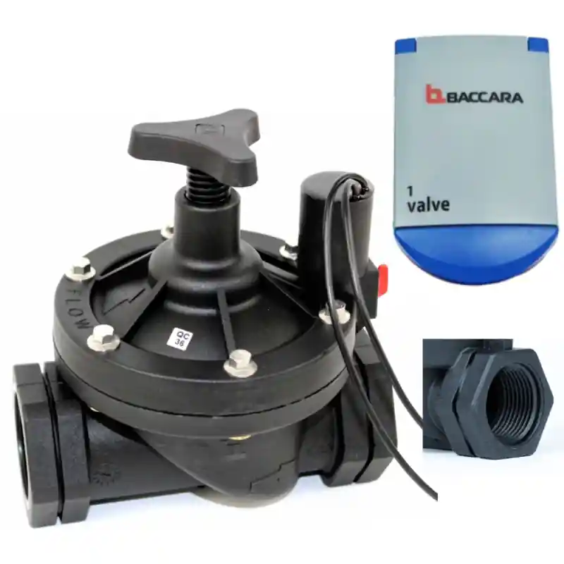 Programmatore a Batteria con elettrovalvola inclusa da 2" - Filetto Femmina - G75 Baccara Exclusieve Aanbieding