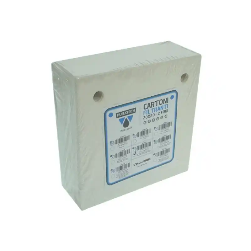 Cartone filtrante puratech fori C8 sgrossante fine 3 micron Exclusieve Aanbieding