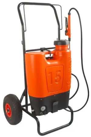 Aanbieding Pompa a zaino elettrica 15 Litri con batteria a Litio ricaricabile e Carrello con ruote Art. 1247 - Stocker