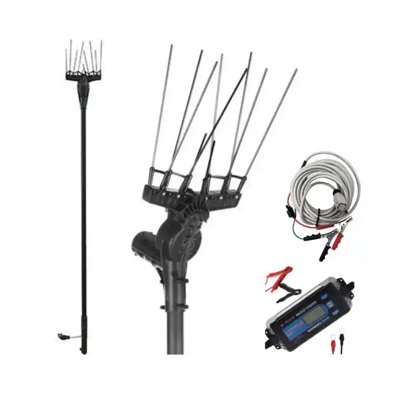 Abbacchiatore elettrico Aima Twigo 12 V - Asta Fissa 250 cm con prolunga cm 150 - Caricabatteria Omaggio - Lunghezza max 330 cm Voordeelprijs