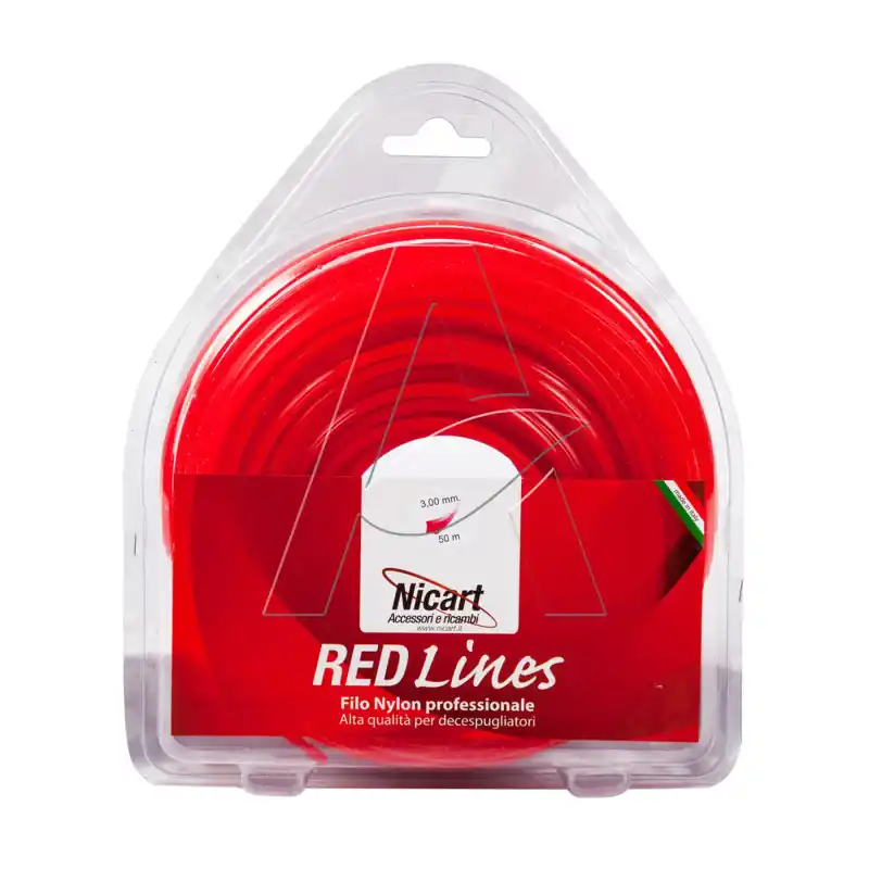 Express Levering Filo decespugliatore professionale sezione tonda Diametro 1,6 mm. Lunghezza 15 metri - Nicart