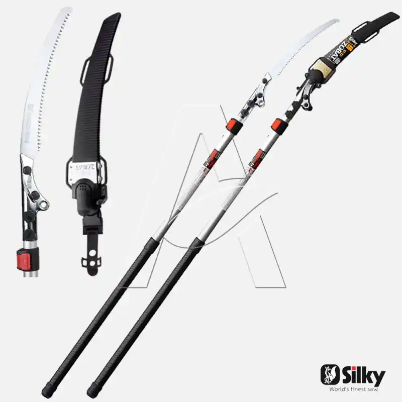 Seghetto telescopico per la potatura Silky Zubat. Manico allungabile da 235 a 385 centimetri Shop Nu