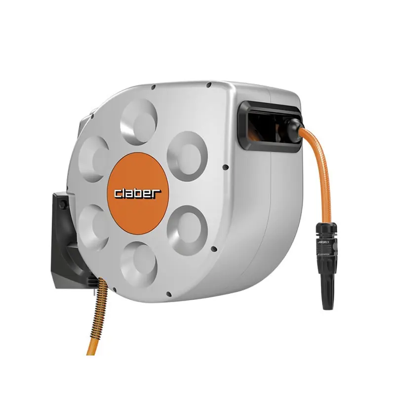 CLABER 8697 Rotoroll Evolution 30 m - Avvolgitubo automatico da parete con riavvolgimento controllato Koop Vandaag