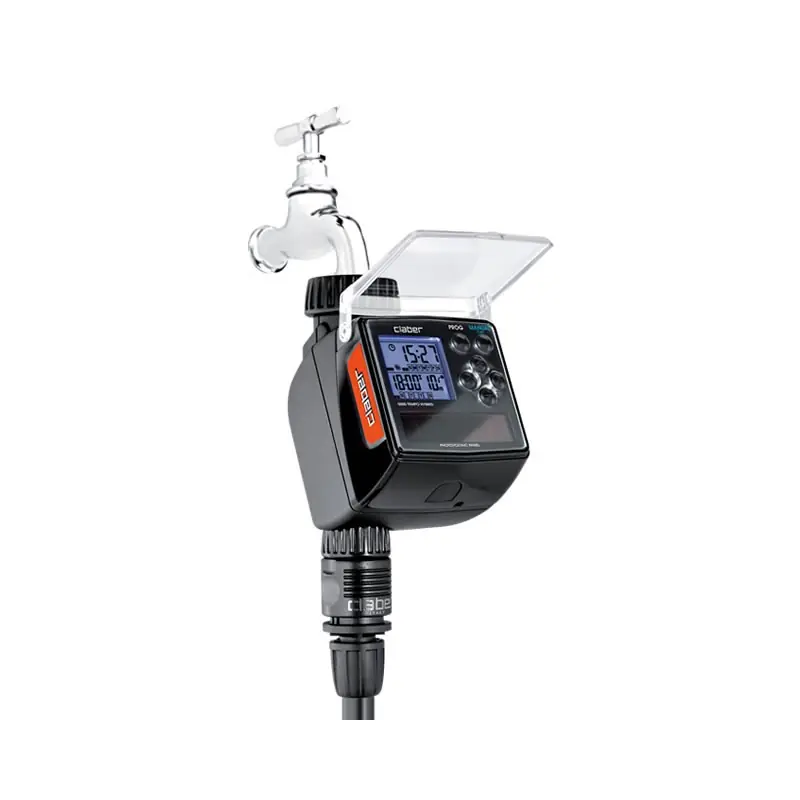 Seizoensaanbieding Programmatore centralina irrigazione da rubinetto con pannello solare Tempo Hybrid - CLABER 8487
