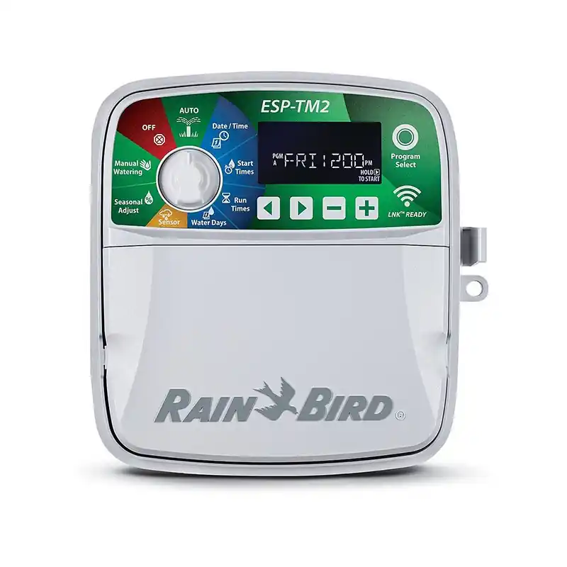 Programmatore centralina irrigazione Wi-Fi compatibile 6 stazioni Rain Bird serie ESP-TM2 - da esterno Gecertificeerd