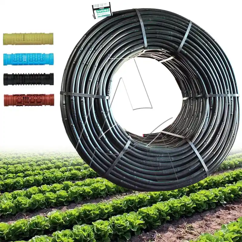 Premium Ala gocciolante pluristagionale Irritec Tandem passo 33 cm portata 2,1 L/ora D. 16 mm - 400 metri