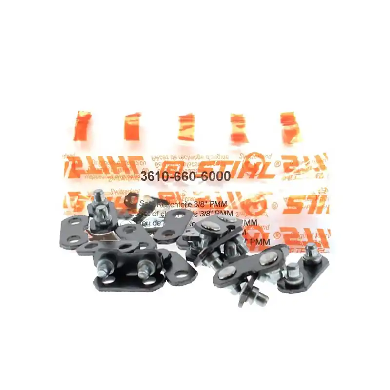 Op = Op Kit 9 PZ maglia di giunzione catena Stihl P. 3/8" spessore 1.1 mm - Ricambio Originale