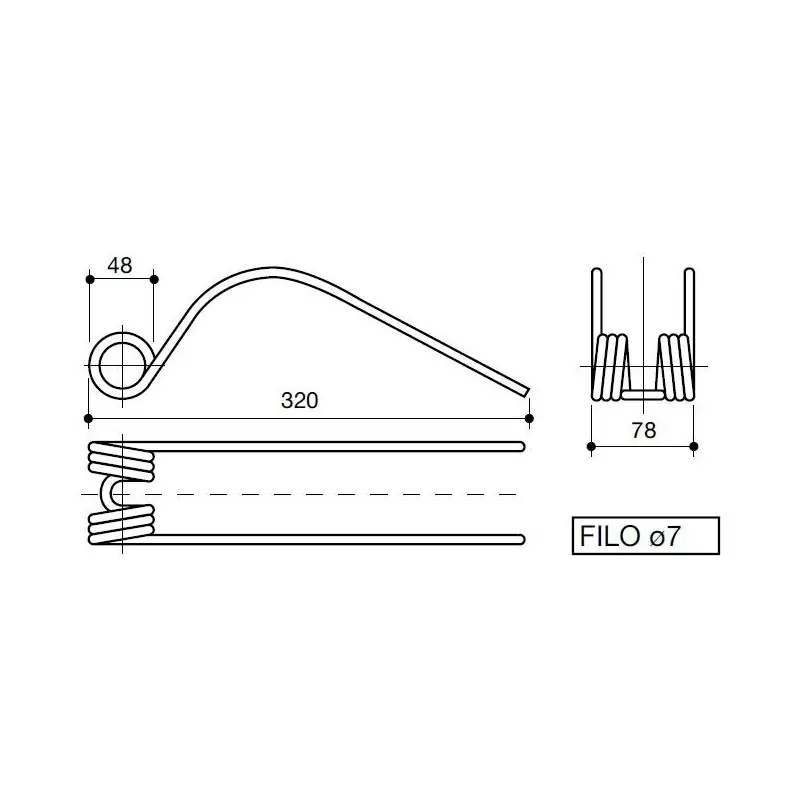 Beperkte Voorraad DENTE VOLTAFIENO LANZ 1° TIPO