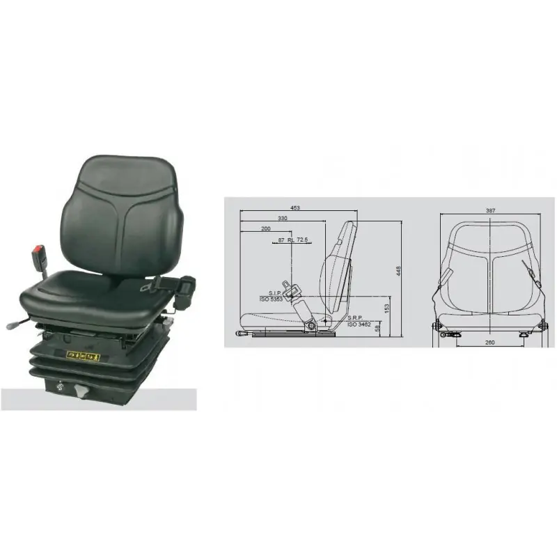 Weekendaanbieding SEDILE COBO-MT "SC 74" (STRETTO-MOLLEGGIO MECC. INFERIORE M200-CINTURA FISSA)