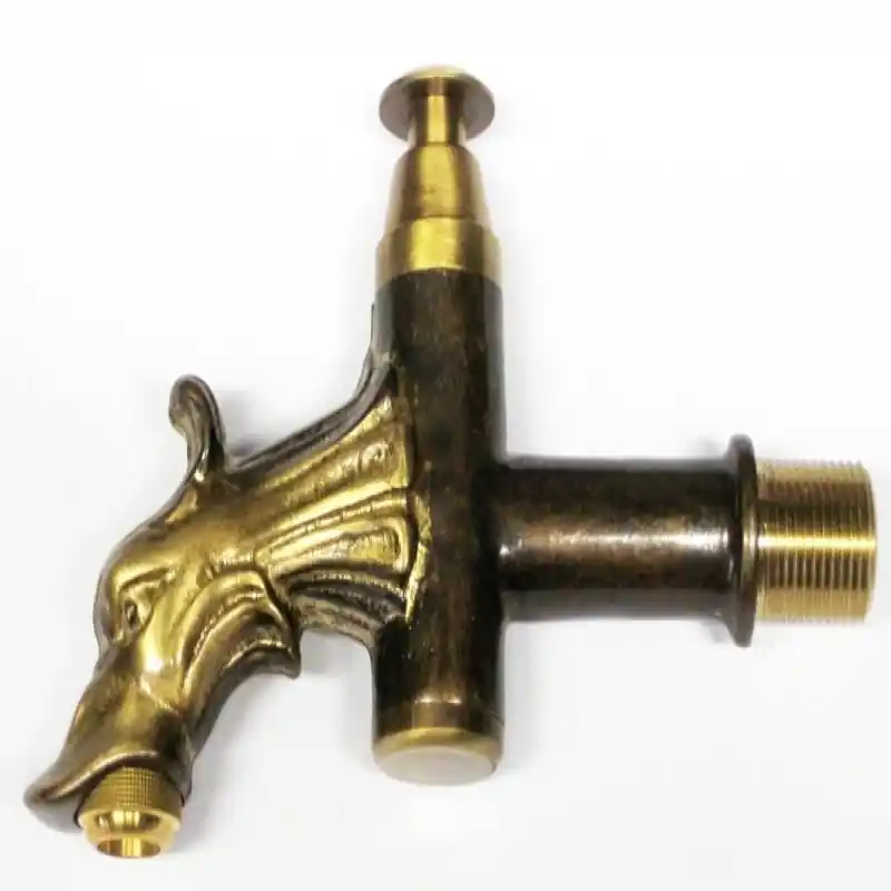 Rubinetto decorativo Drago a pulsante - diam. 1/2" - L 16xH 9 cm Voordeelprijs
