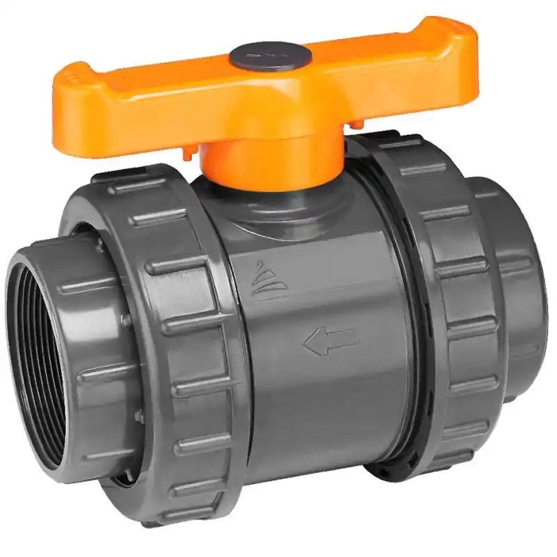 Hete Deal Valvole a sfera in PVC bighiera - F/F 1.1/2"