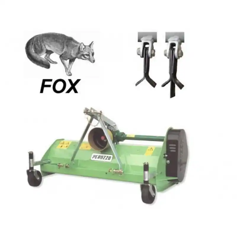 TRINCIAERBA POSTERIORE PERUZZO FOX 1200 PER TRATTORI DA 15 A 22 CV - 40 MAZZE Voordeelprijs