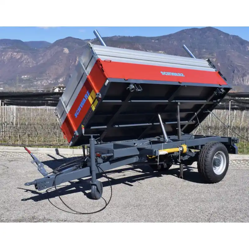 RIMORCHIO RIBALTABILE CON ASSE MOTRICE MECCANICA SCHWARZ KT 50 35 (140) Superprijs