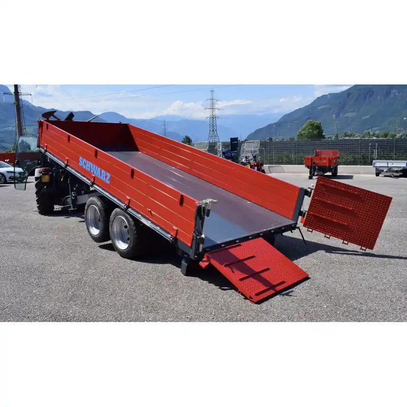 RIMORCHIO RIBALTABILE CON ASSE NORMALE SCHWARZ K 140 47 (210) Veilige Betaling